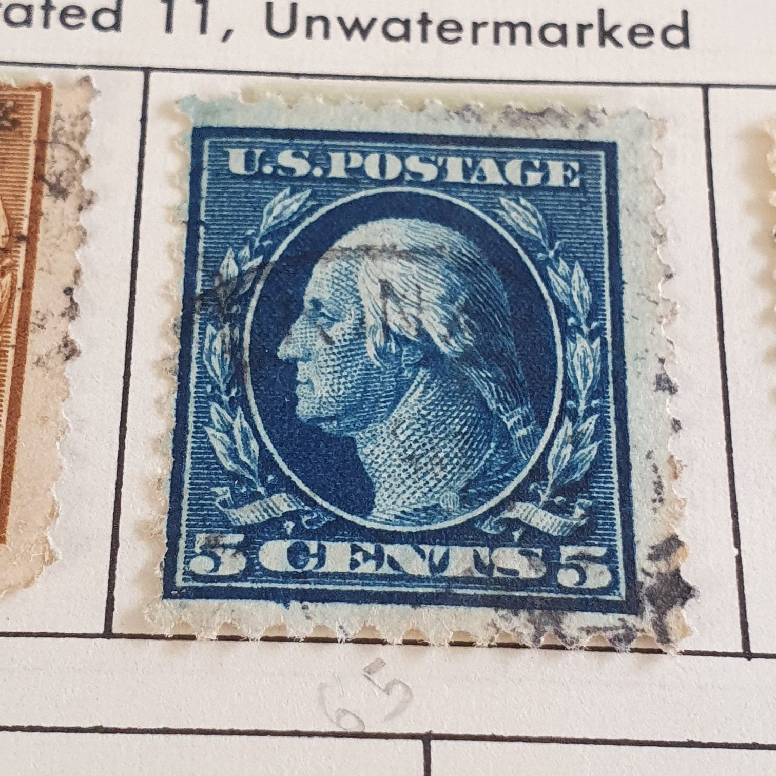 5 Cents  stamp collectible - Main Image 2