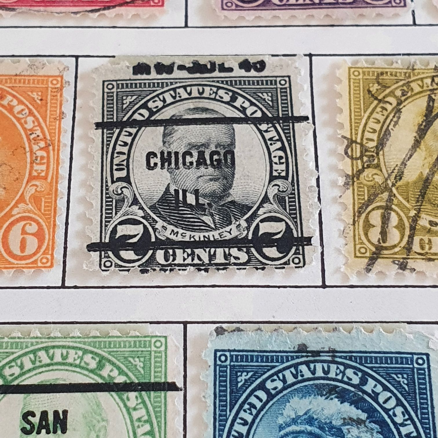 .07 Centavos  stamp collectible - Main Image 2