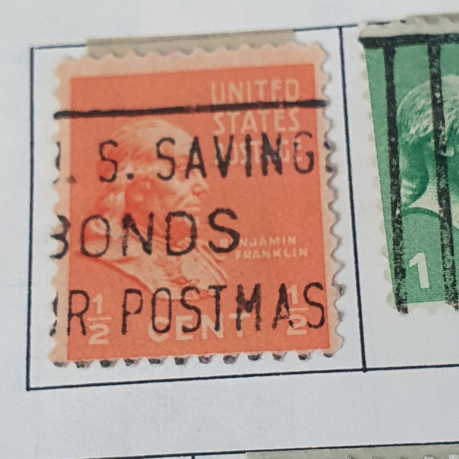 Benjamin Franklin  stamp collectible - Main Image 2