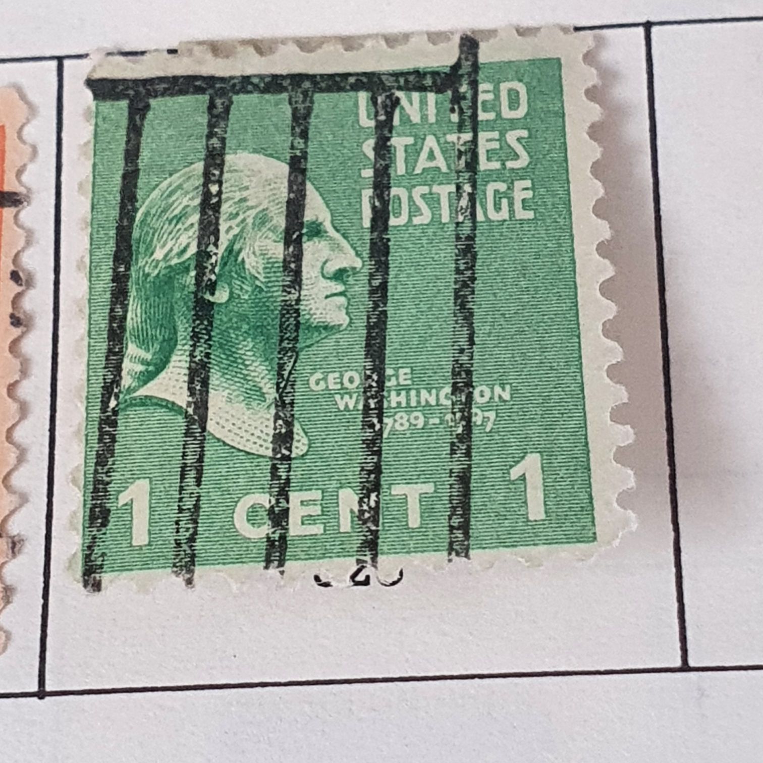 George Washington  stamp collectible - Main Image 2