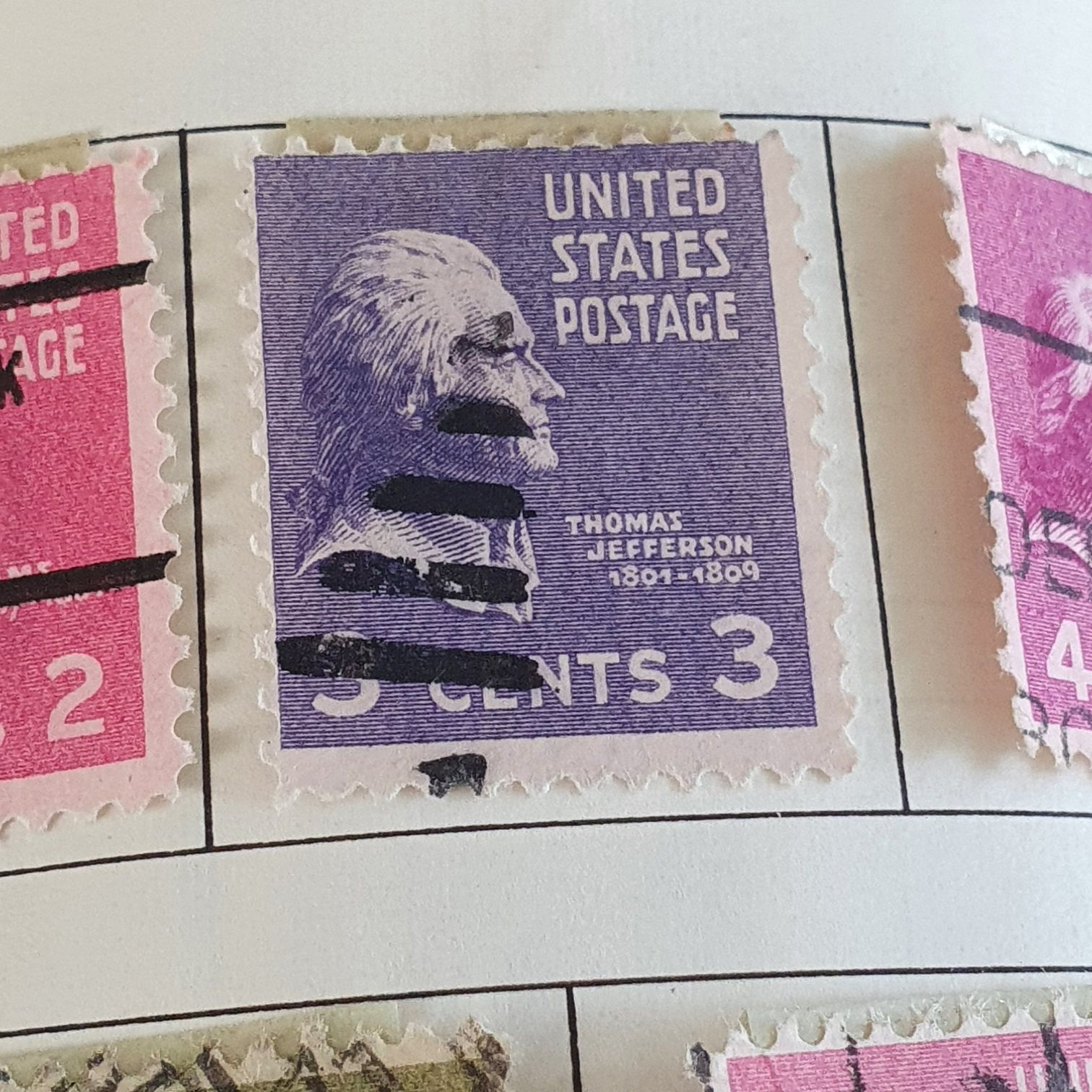 Tomas Jefferson  stamp collectible - Main Image 2