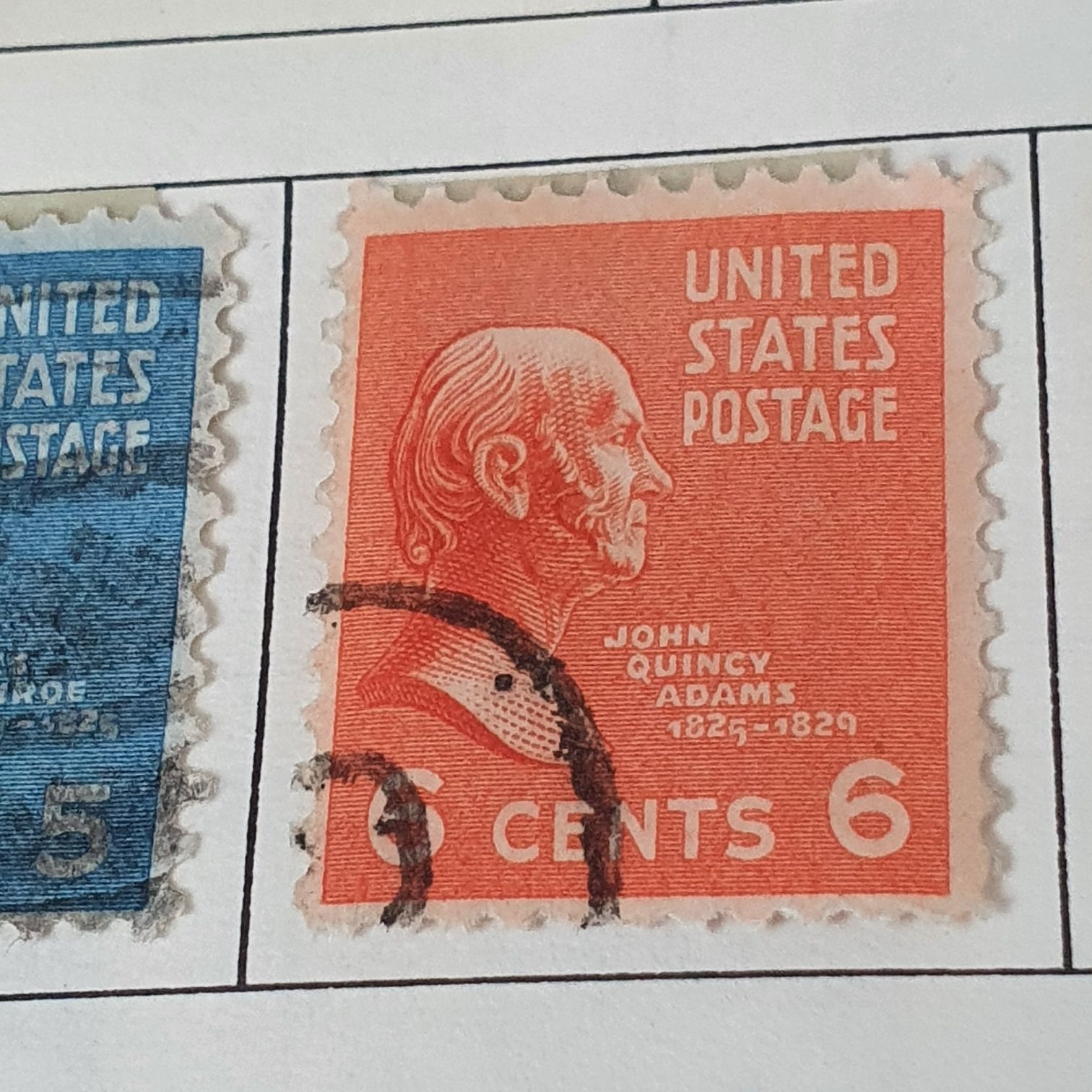 John Quincy  stamp collectible - Main Image 2