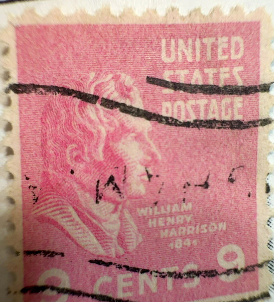 William Harrison (1773-1841), 9th President  stamp collectible - Main Image 3