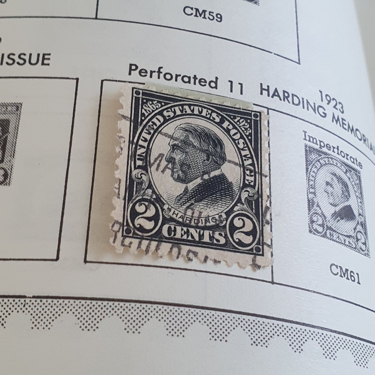 Harding Memorial  stamp collectible - Main Image 2