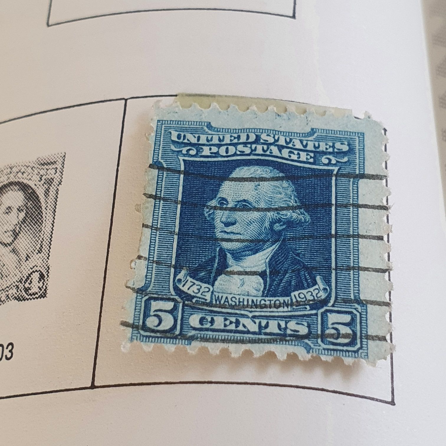 George Washington  stamp collectible - Main Image 2