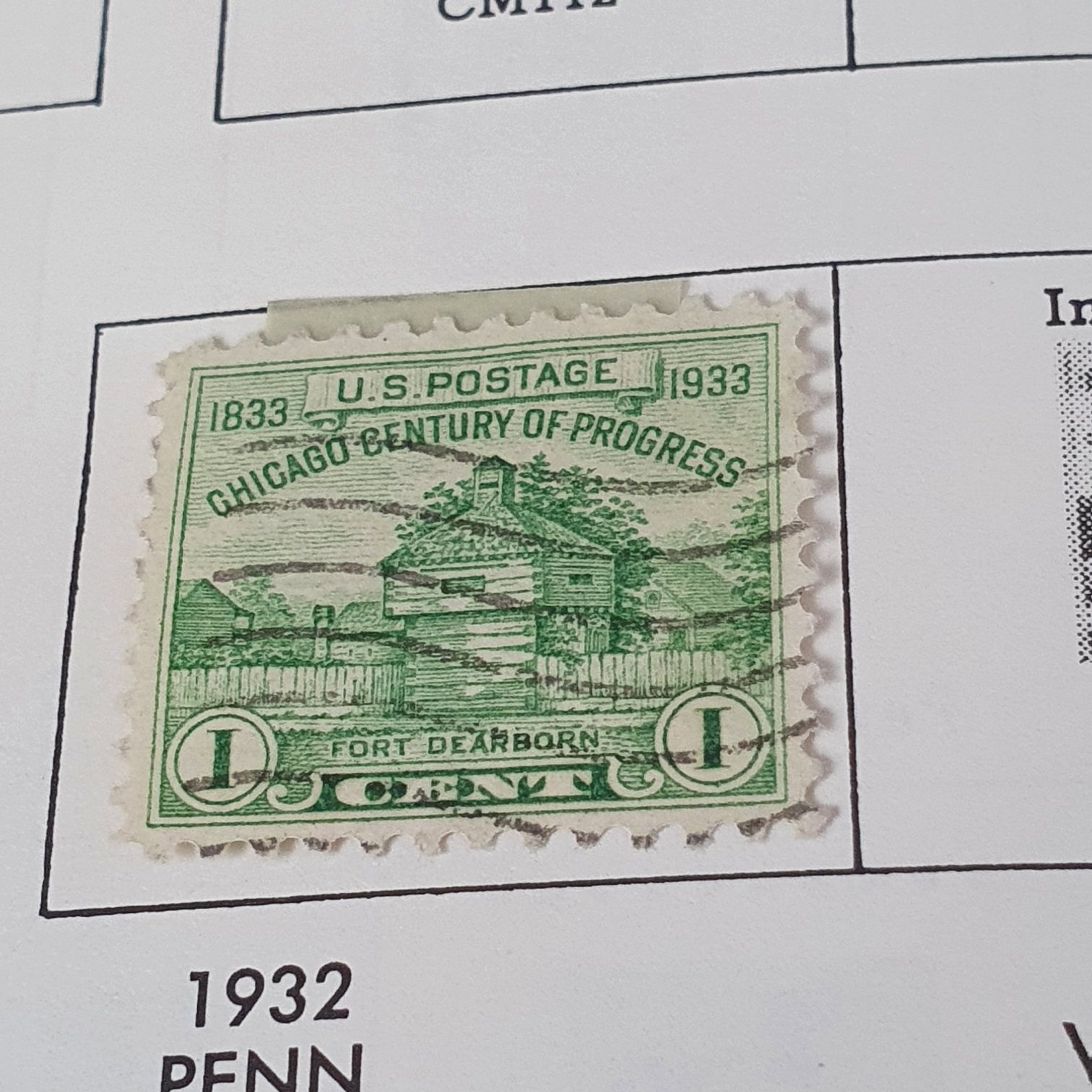 Century Of Progress  stamp collectible - Main Image 2