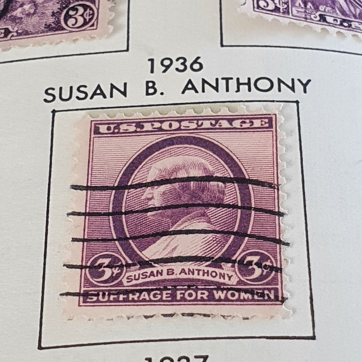 Susan B. Anthony  stamp collectible - Main Image 2