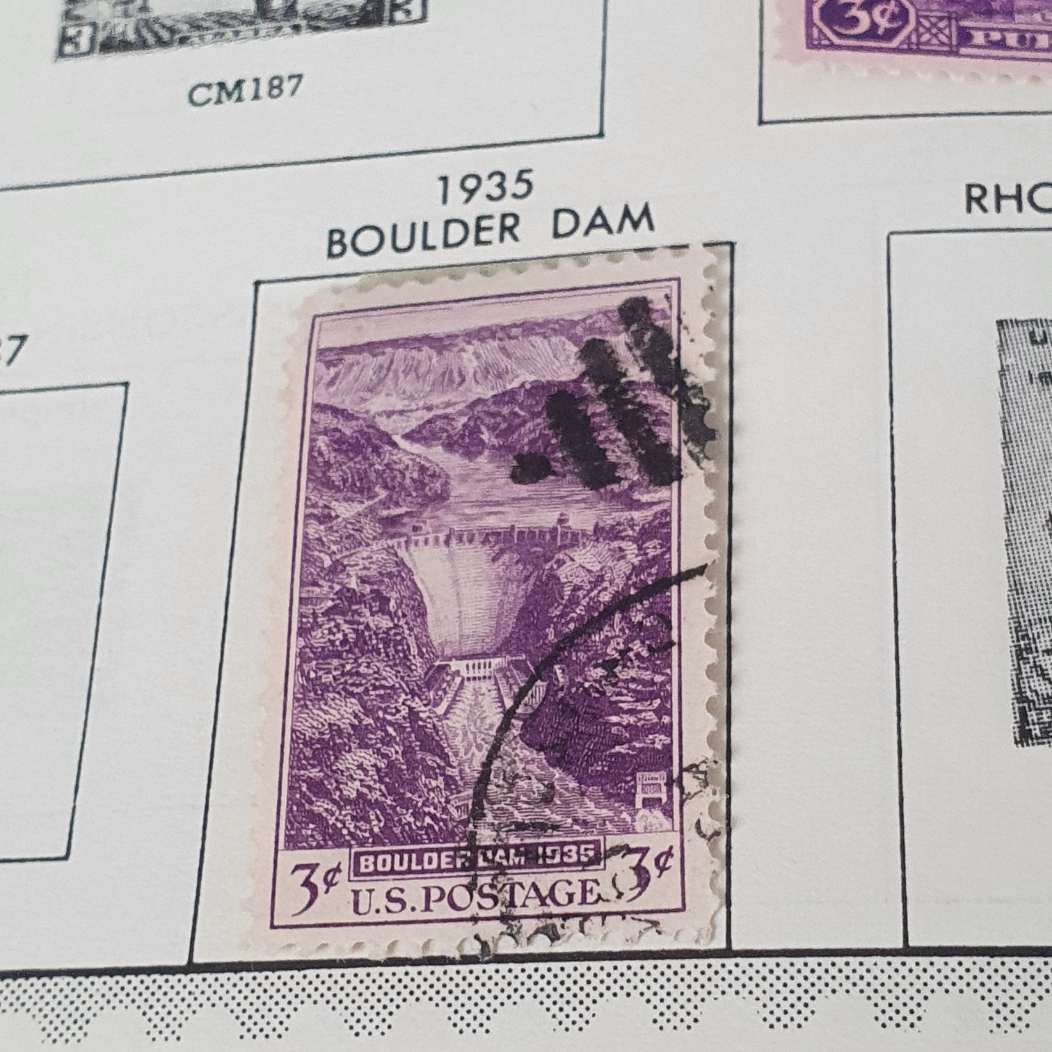 Boulder Dam  stamp collectible - Main Image 2