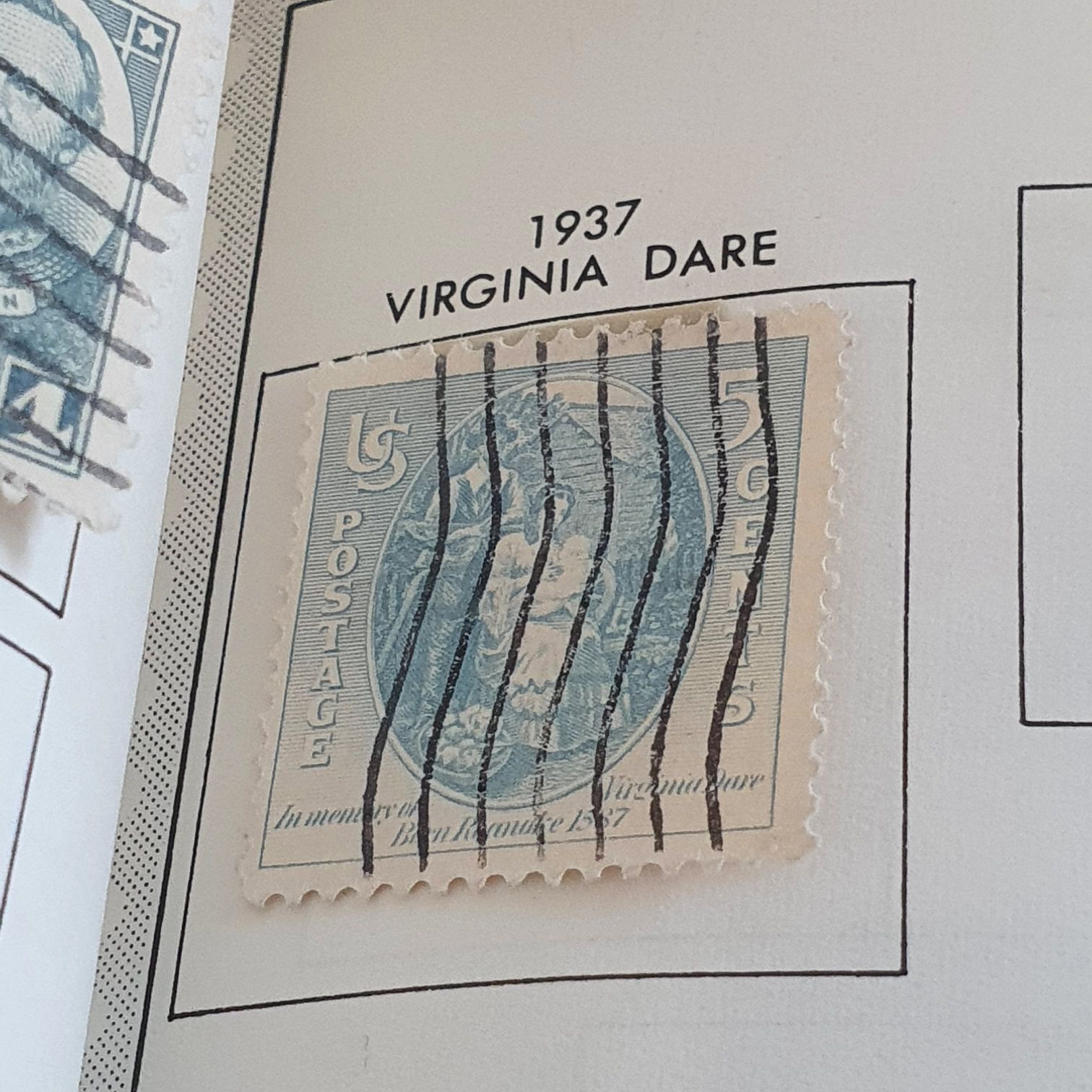 Virginia Dare  stamp collectible - Main Image 2