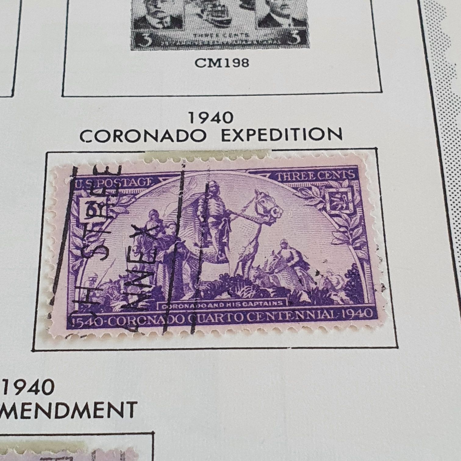 Coronado Expedition  stamp collectible - Main Image 2