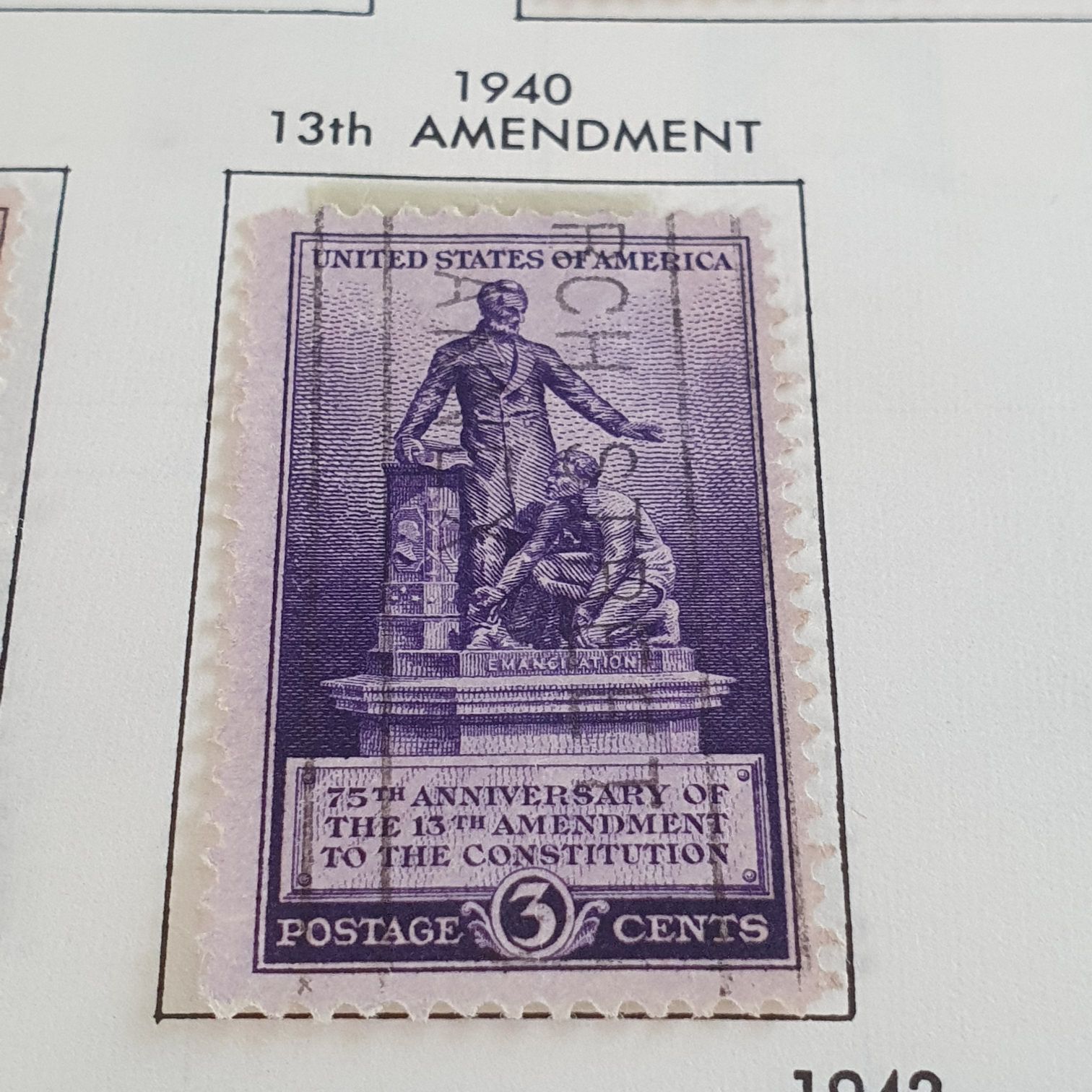 13 Th Amendment  stamp collectible - Main Image 2