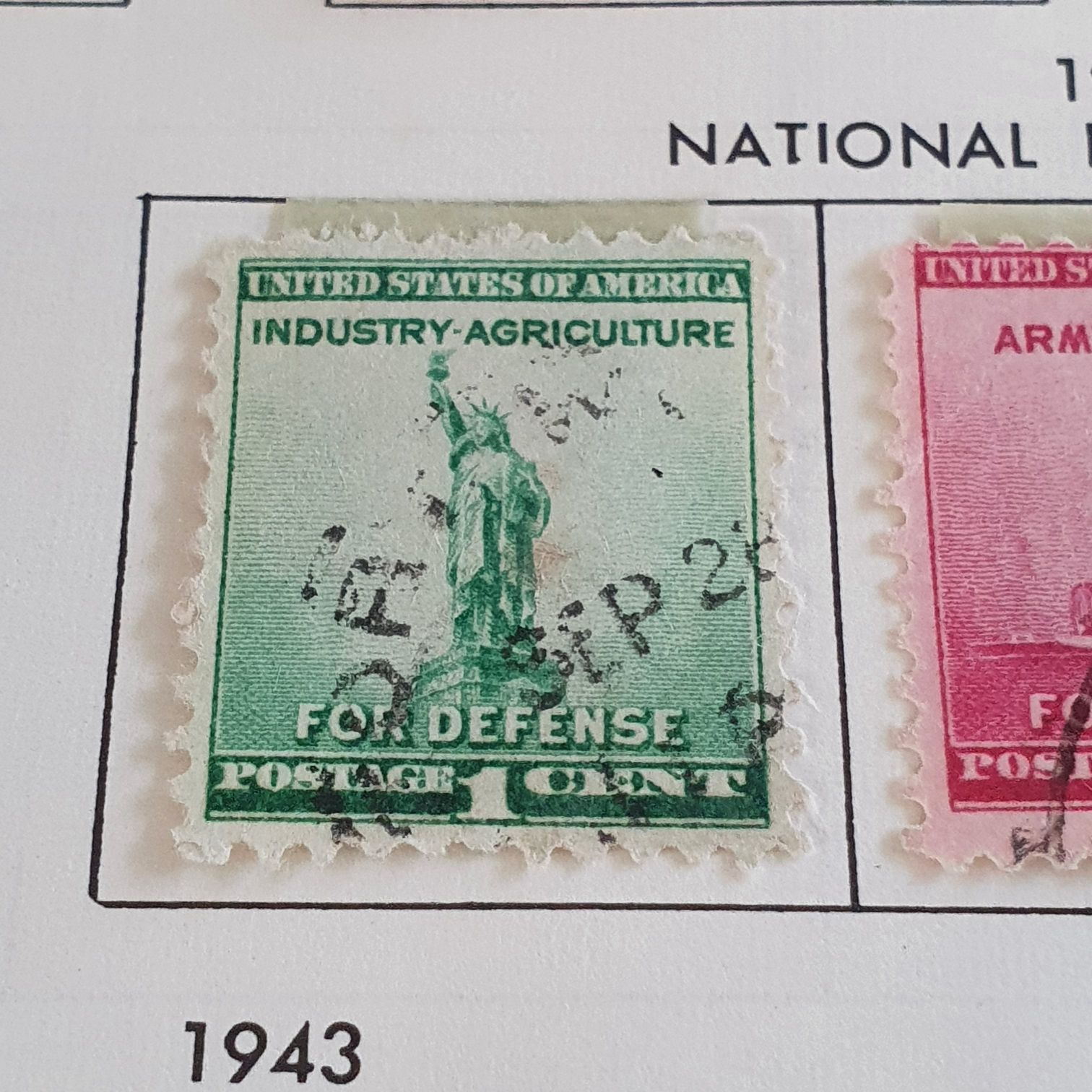 National Defense  stamp collectible - Main Image 2