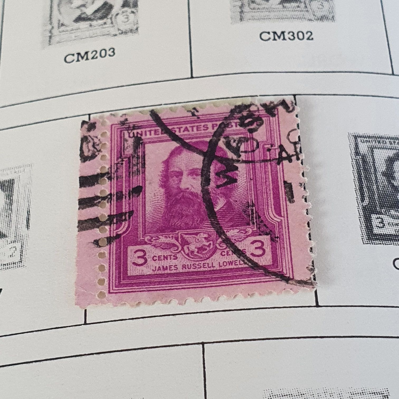 Famous Americans Commemorative  stamp collectible - Main Image 2