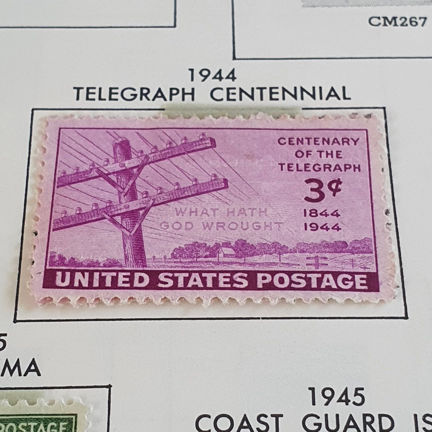 Telegraph Centennial  stamp collectible - Main Image 2