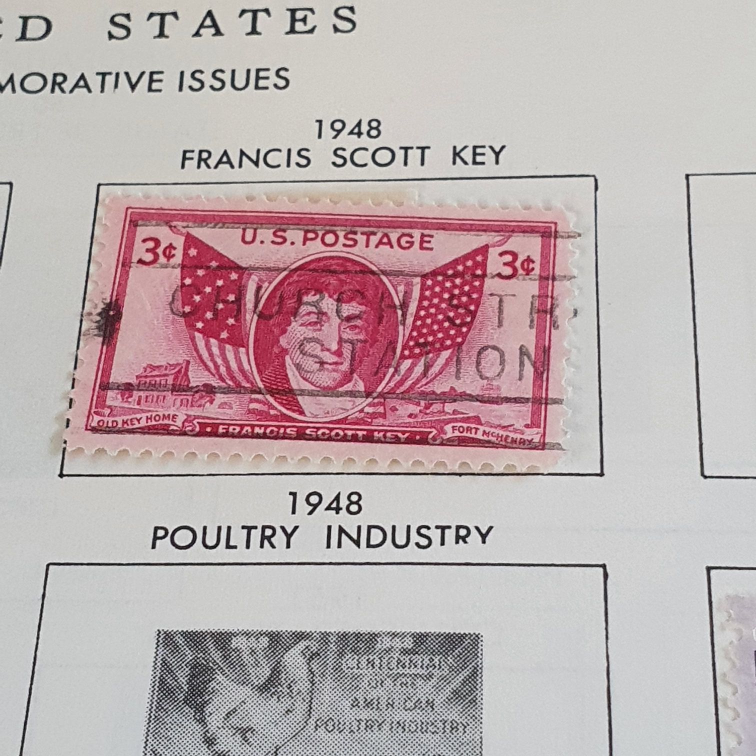 Francis Scott Key  stamp collectible - Main Image 2