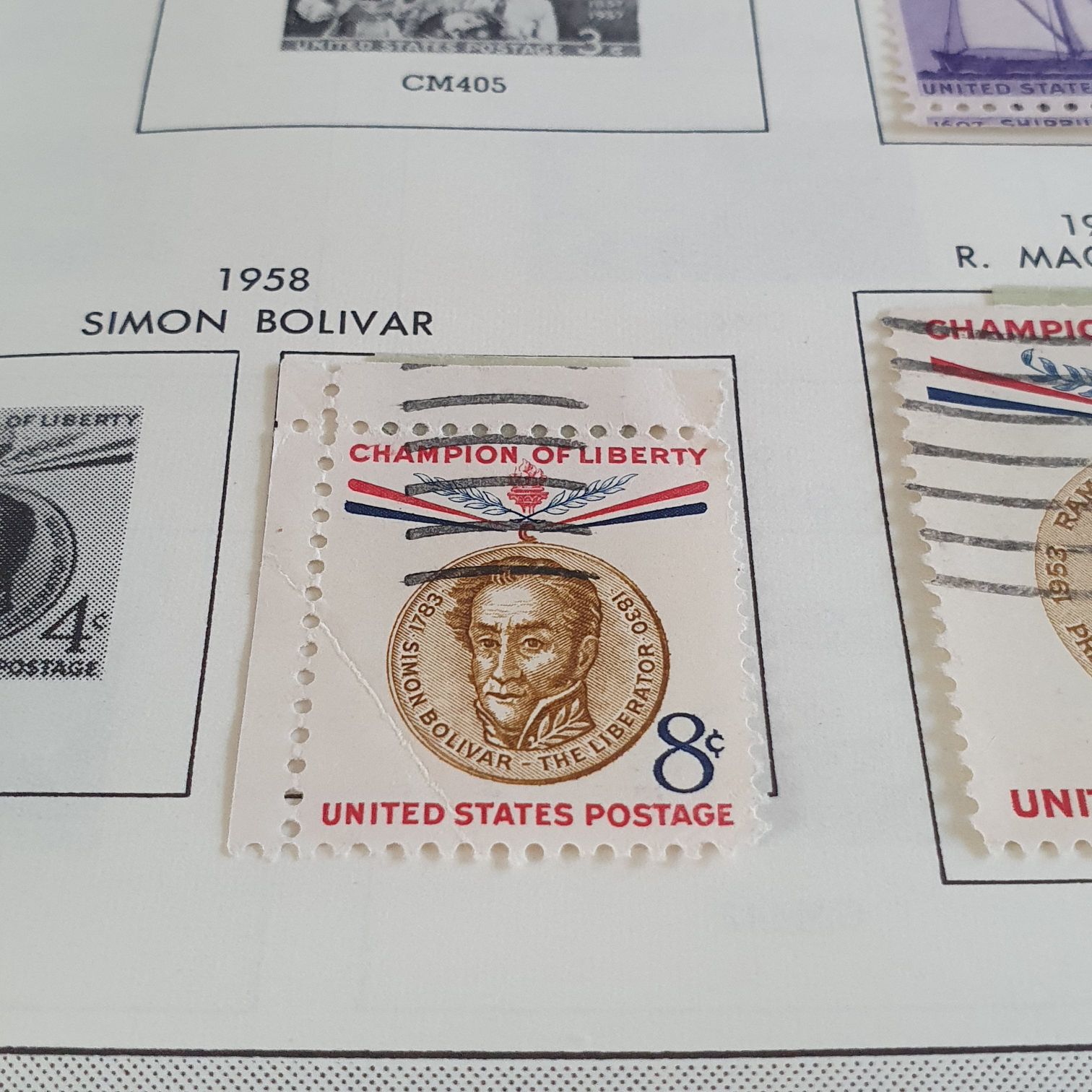 Simon Bolivar  stamp collectible - Main Image 2