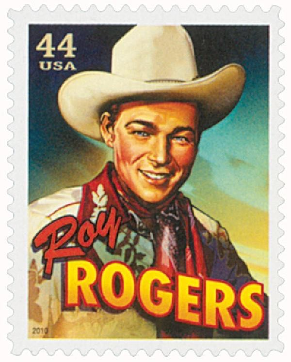 4446 Cowboys of the Silver Screen — Roy Rogers stamp collectible - Main Image 1