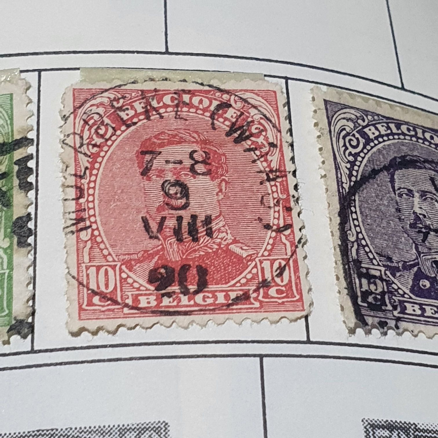 King Albert 1  stamp collectible - Main Image 2