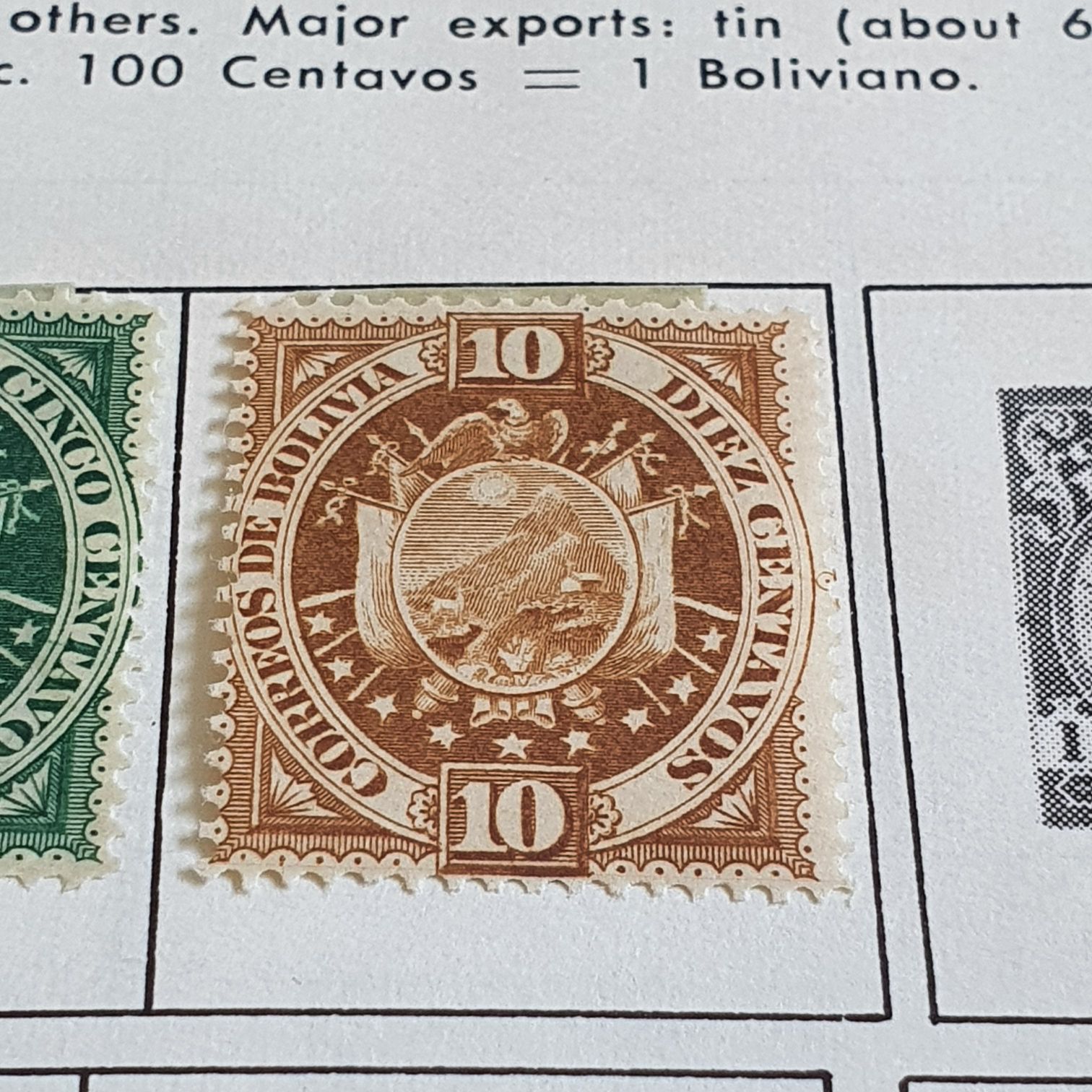 Bolivia  stamp collectible - Main Image 2