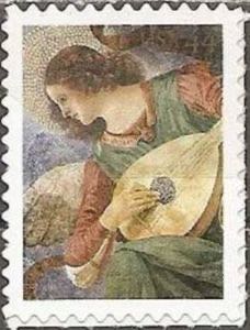 Christmas: Angel with Lute stamp collectible - Main Image 1