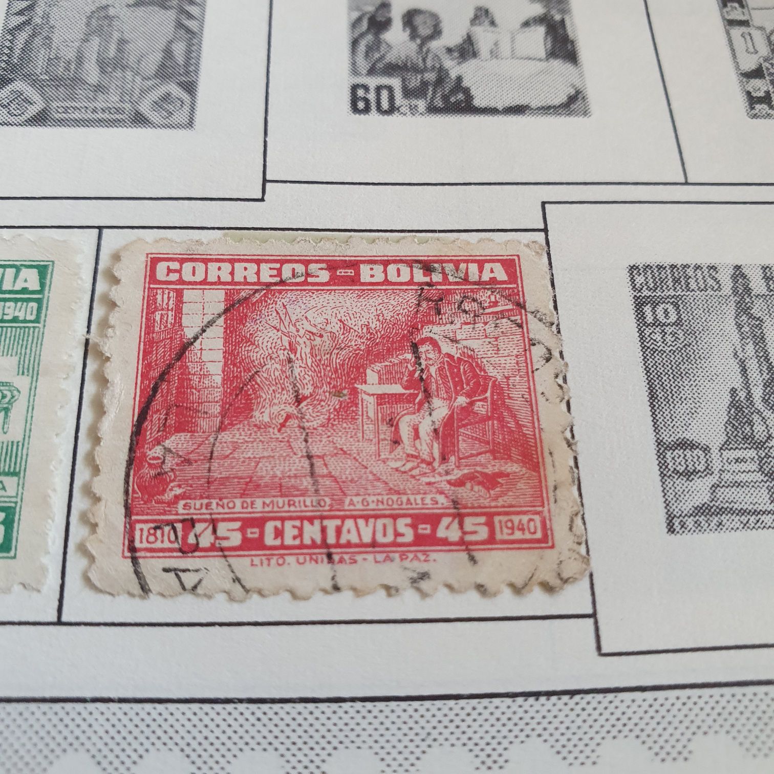 Sueño de Murillo  stamp collectible - Main Image 2