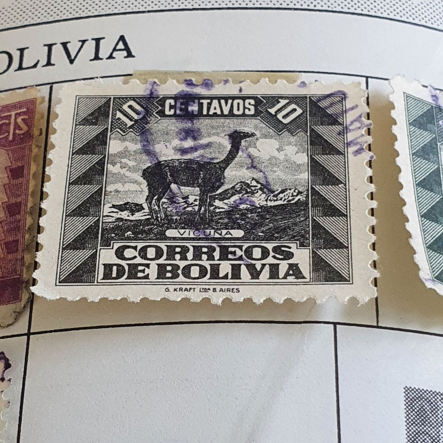 Vicuña  stamp collectible - Main Image 2