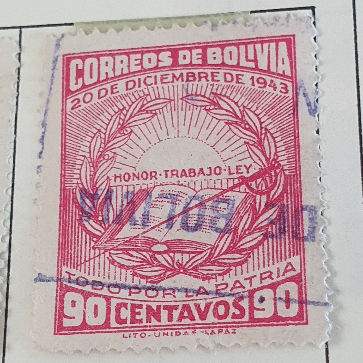Todo Por La Patria  stamp collectible - Main Image 2