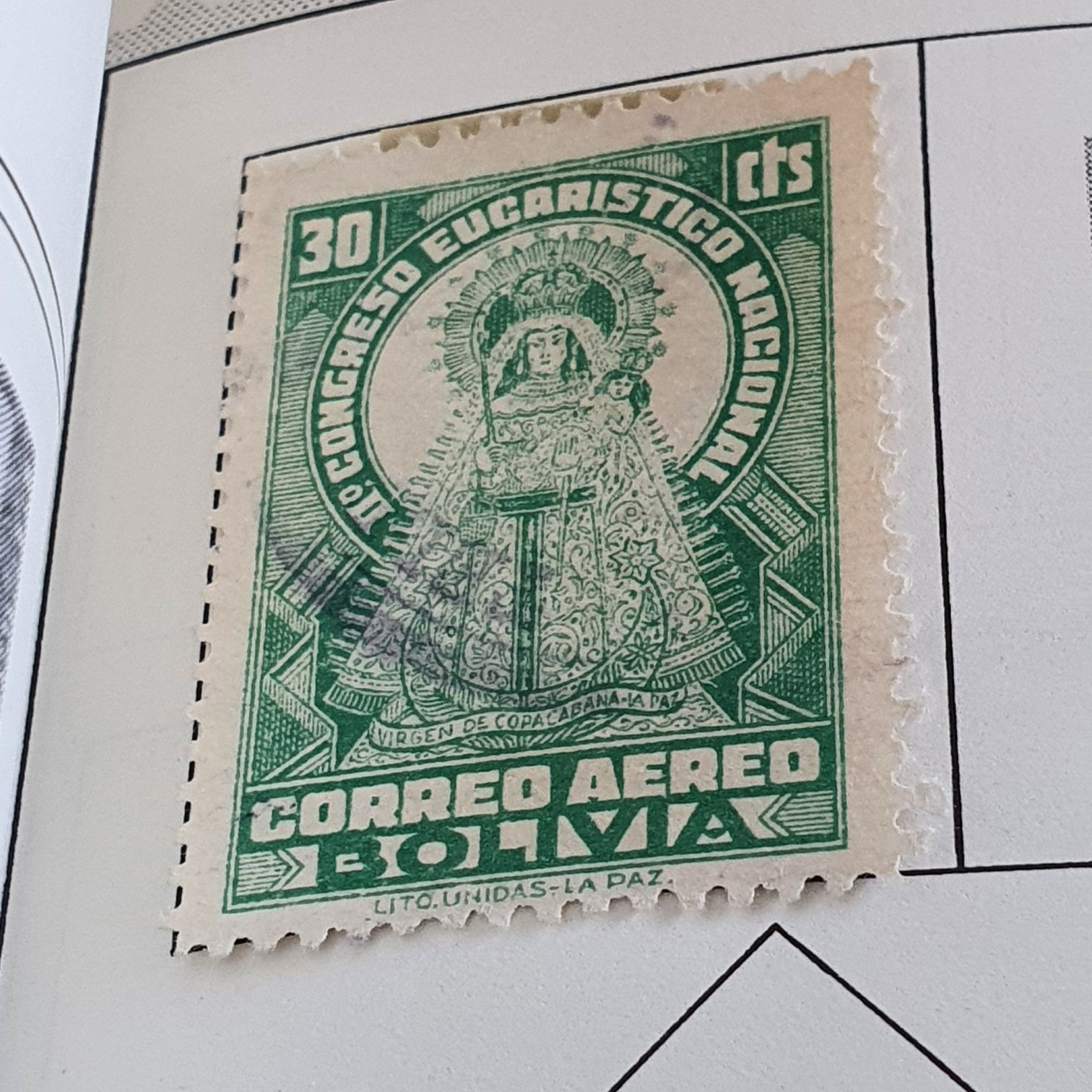 Congreso Eucarístico Nacional  stamp collectible - Main Image 2