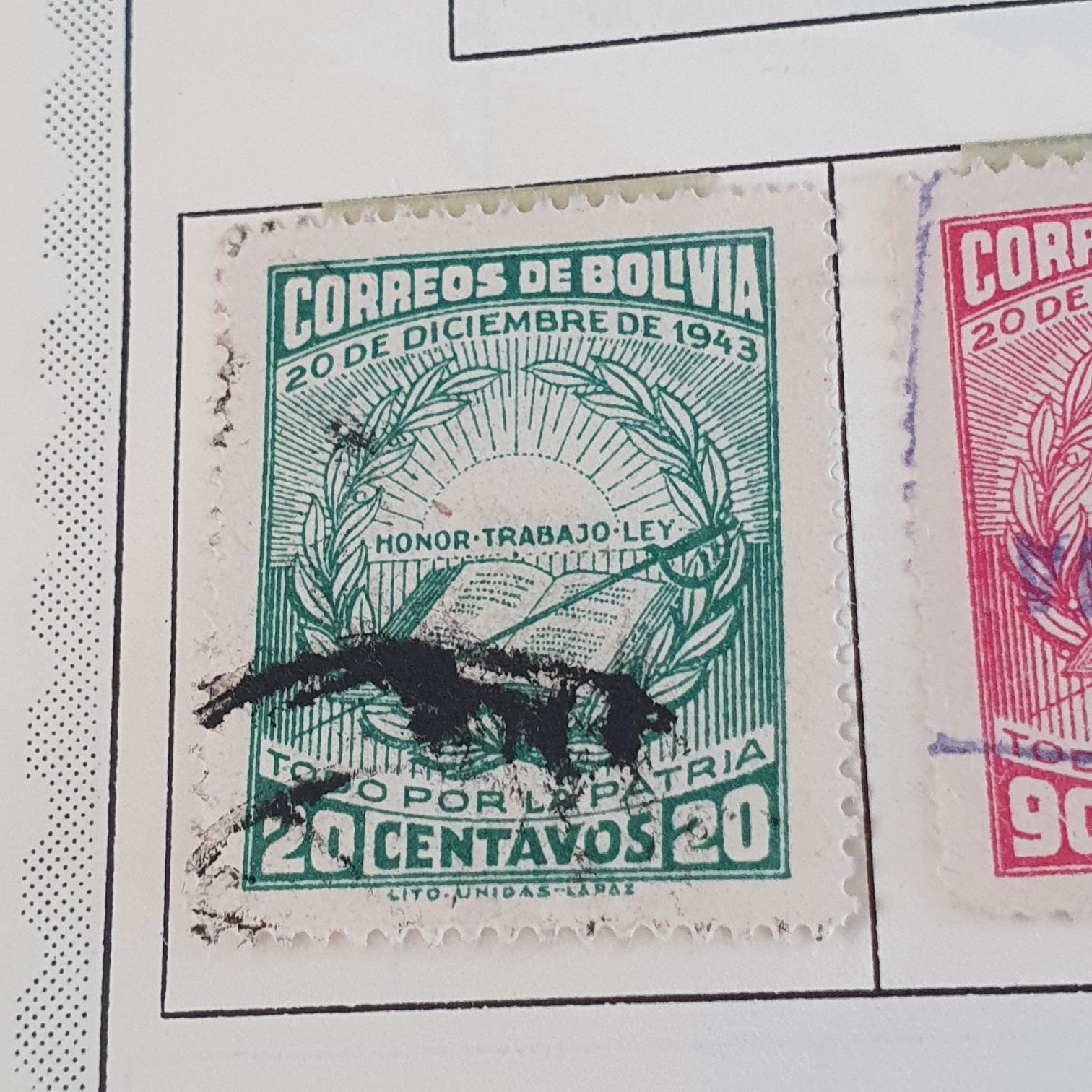 Todo Por La Patria  stamp collectible - Main Image 2