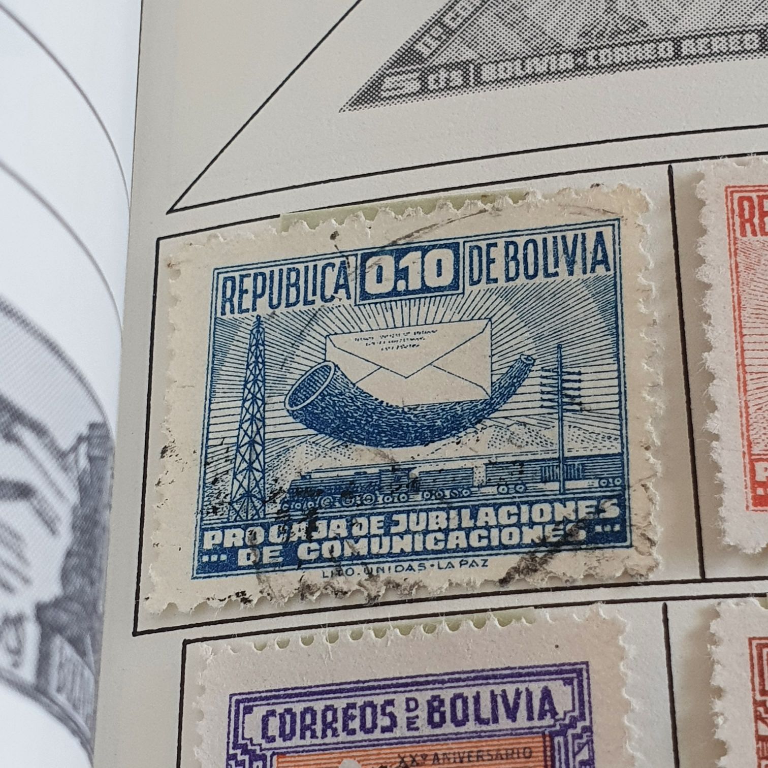 Procaja De Jubilaciones De Comunicaciones  stamp collectible - Main Image 2