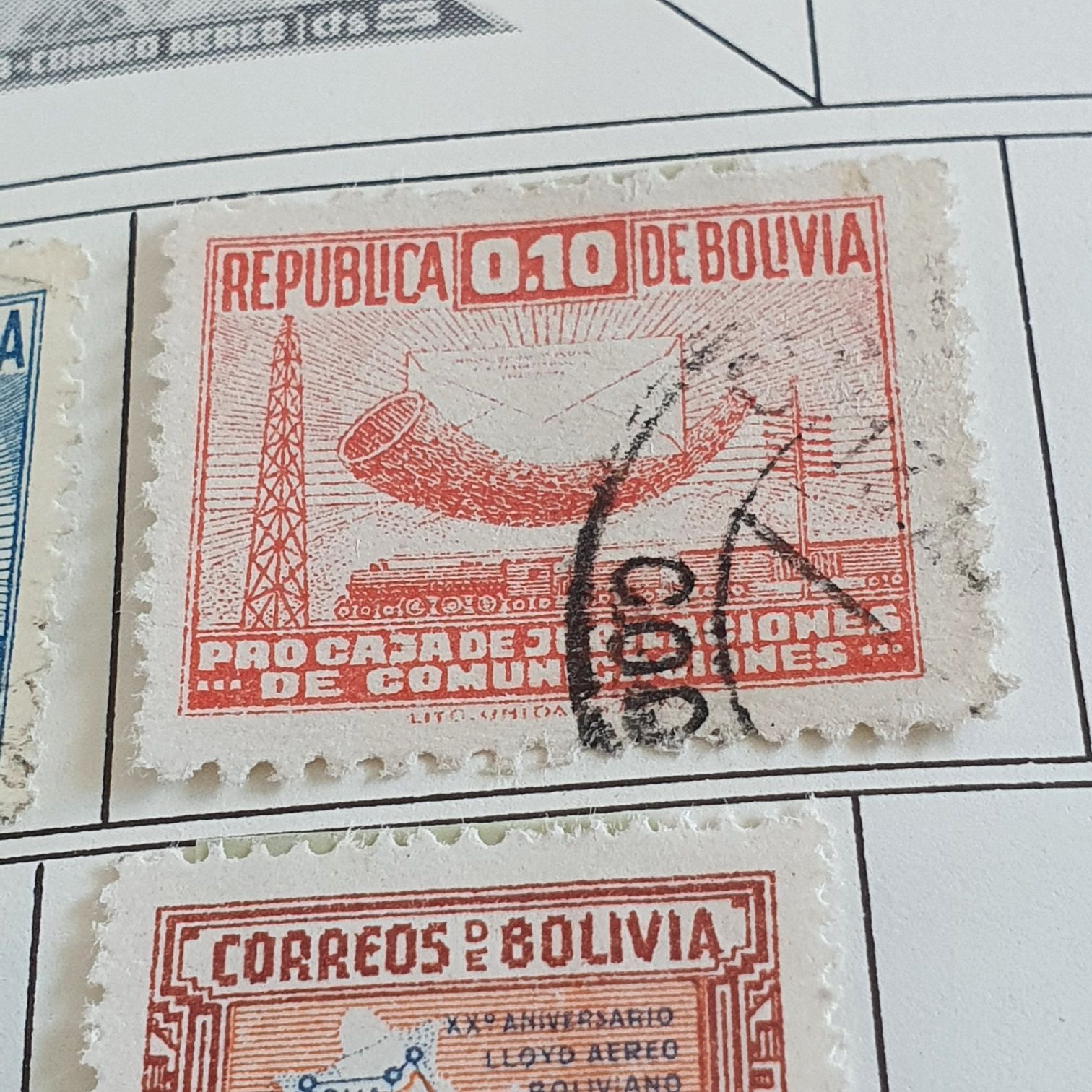 Procaja De Jubilaciones De Comunicaciones  stamp collectible - Main Image 2