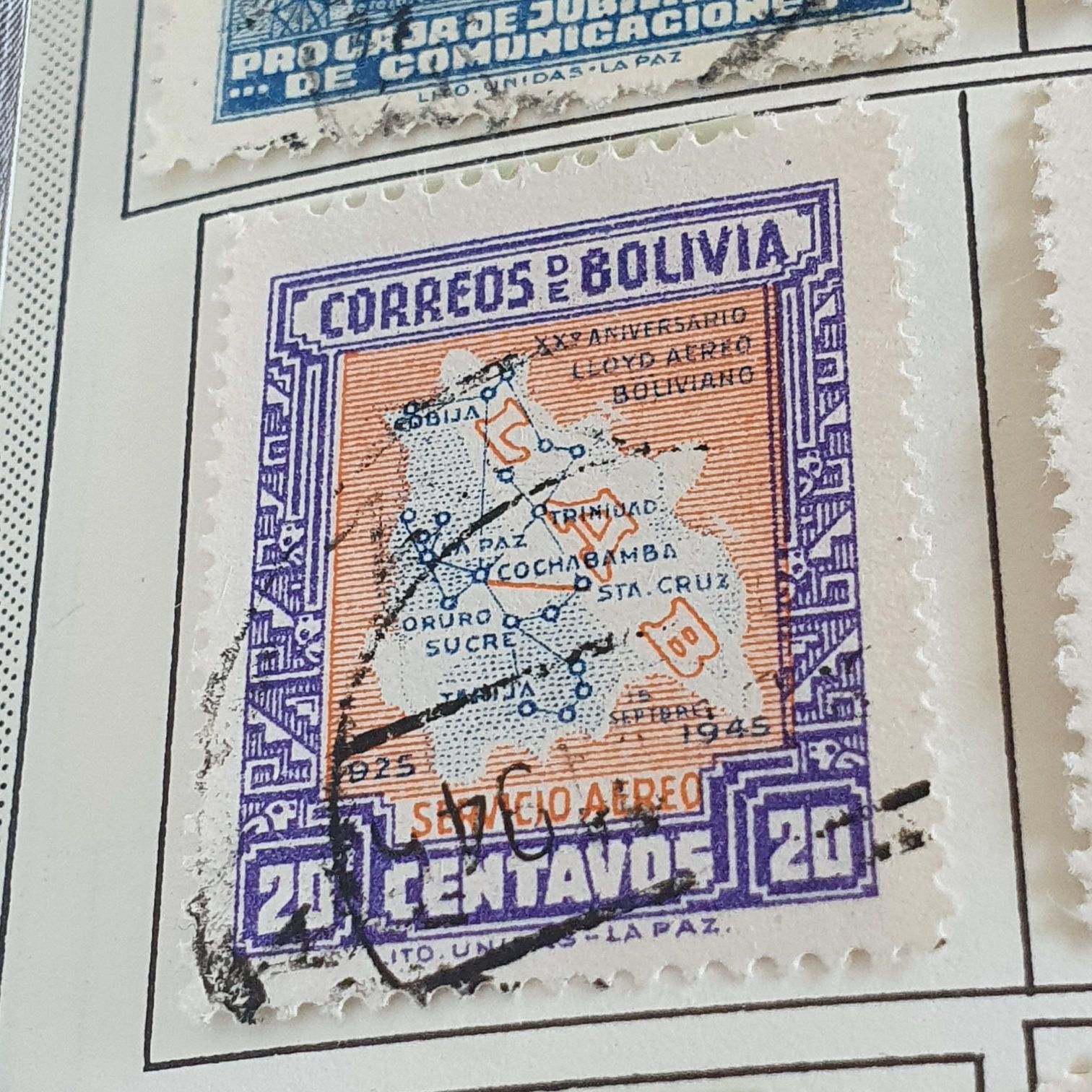 Servicio Aéreo  stamp collectible - Main Image 2