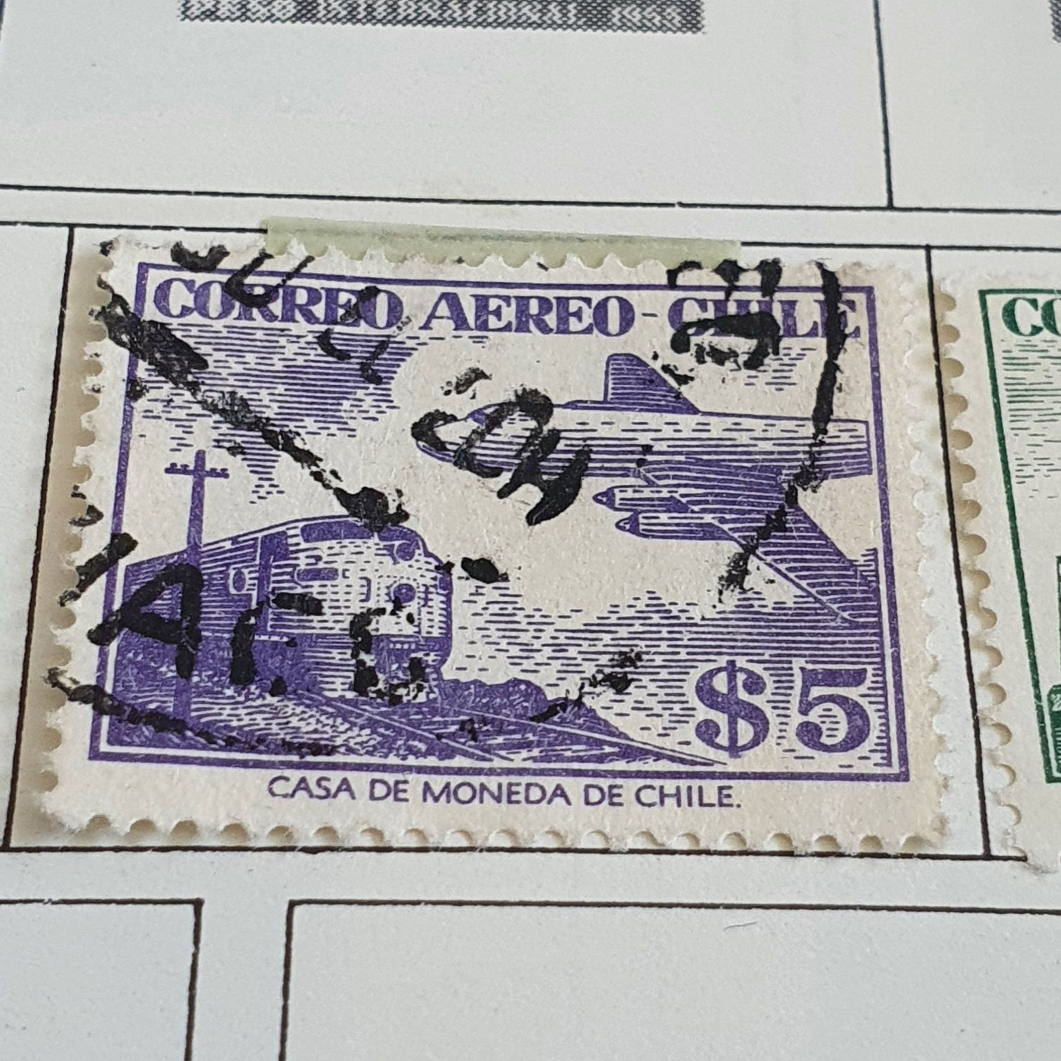 Correo Aéreo De Chile  stamp collectible - Main Image 2
