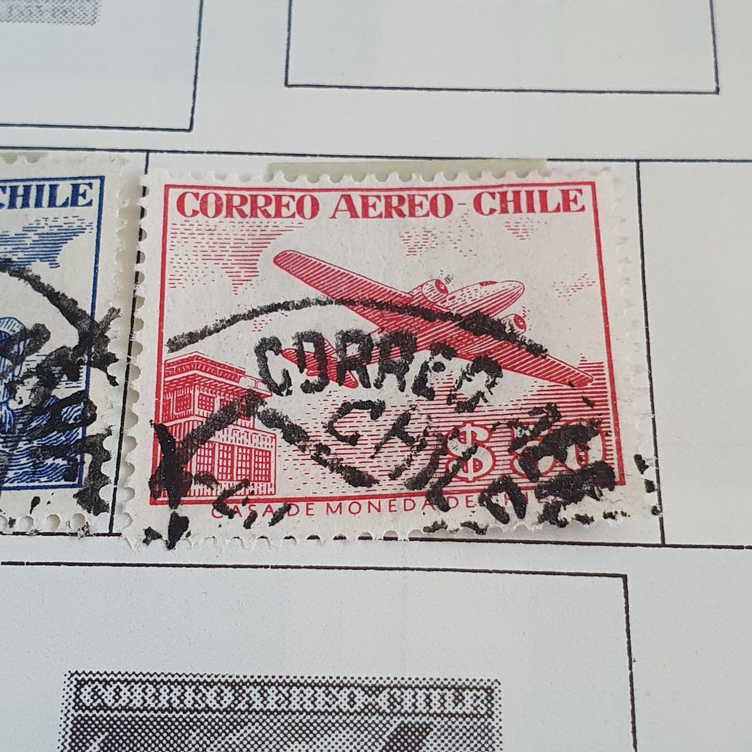 Correo Aéreo De Chile  stamp collectible - Main Image 2