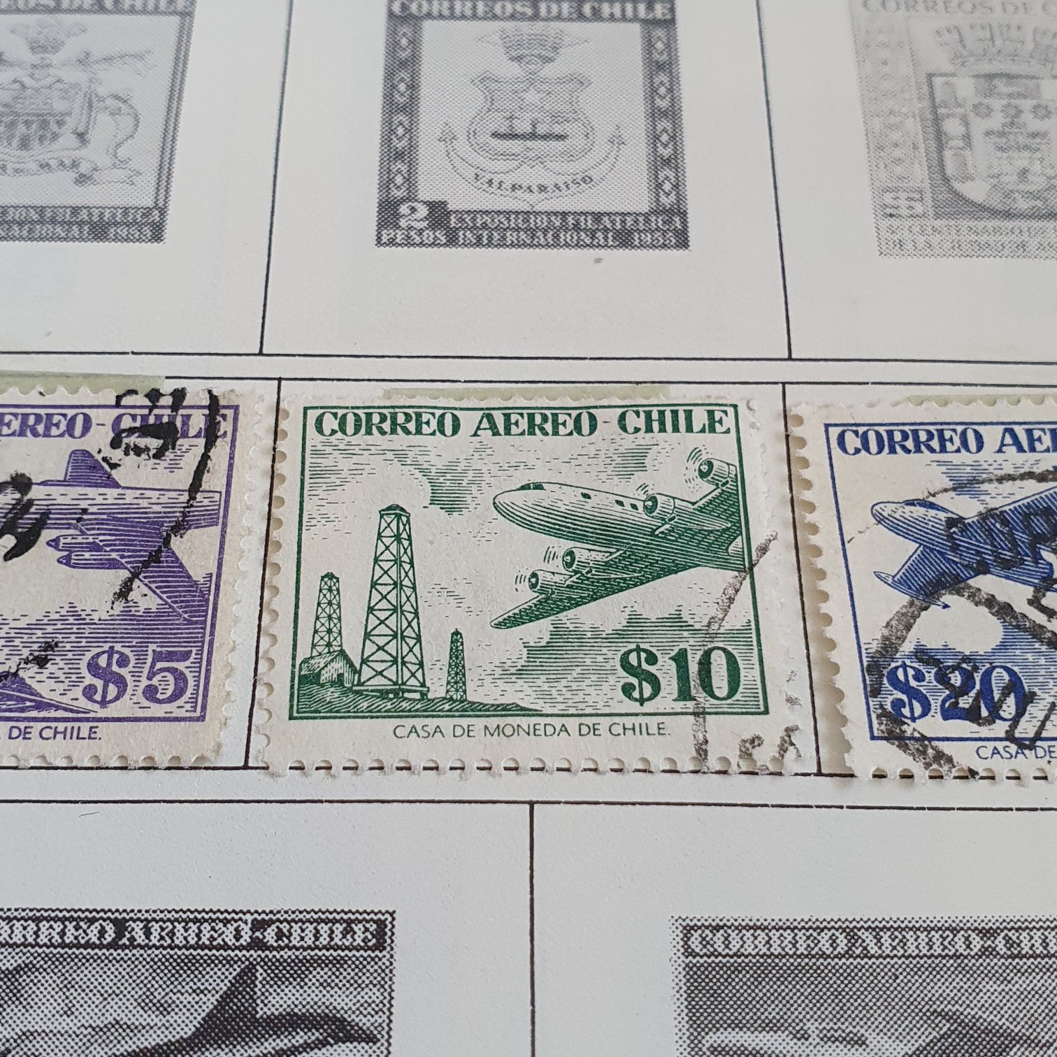 Correo Aéreo De Chile  stamp collectible - Main Image 2