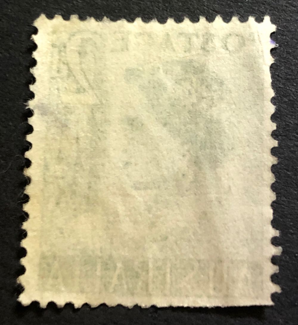 Yellow-green Elizabeth  stamp collectible - Main Image 2