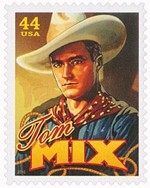 4447 Cowboys of the Silver Screen — Tom Mix stamp collectible - Main Image 1