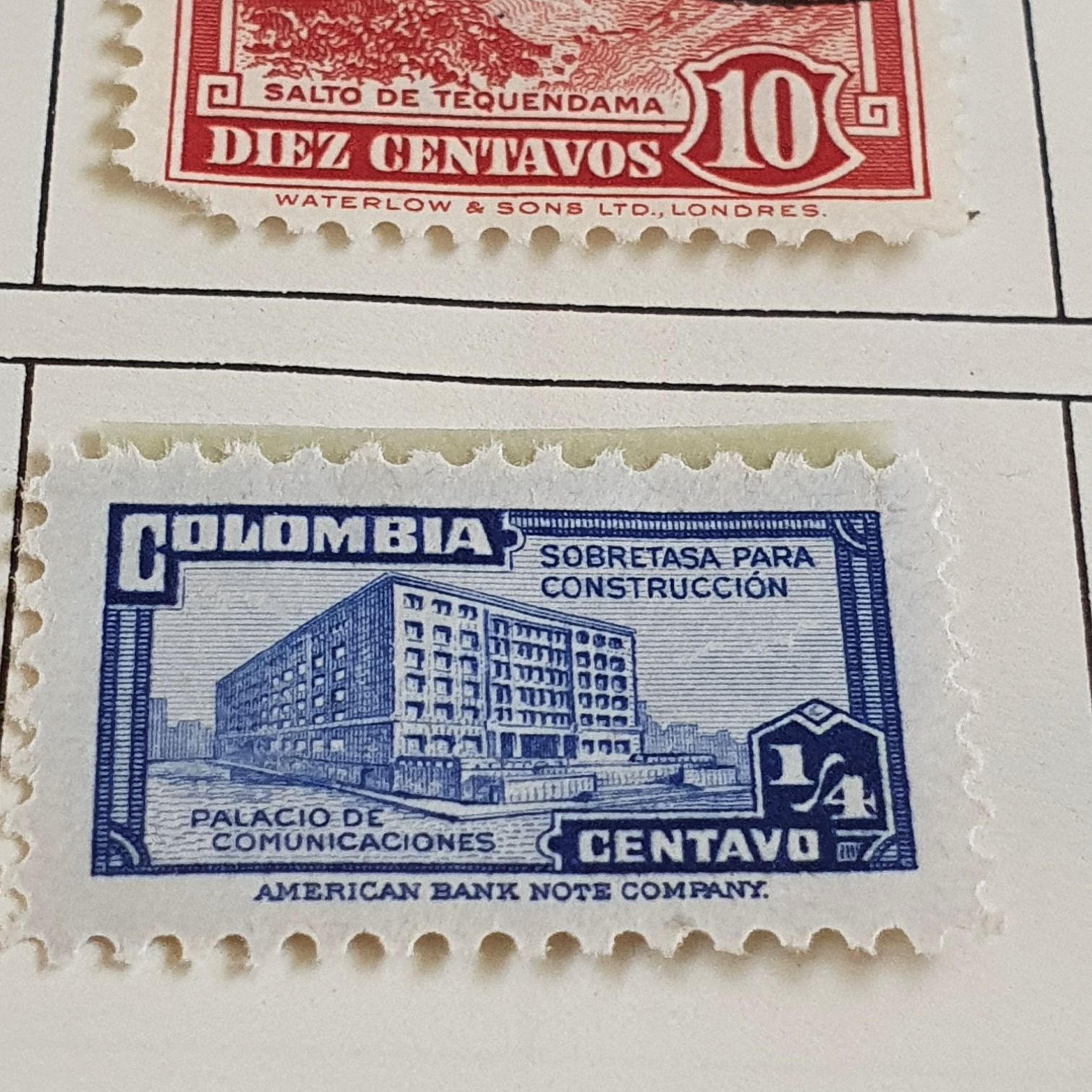 Sobretasa Para Construcción  stamp collectible - Main Image 2