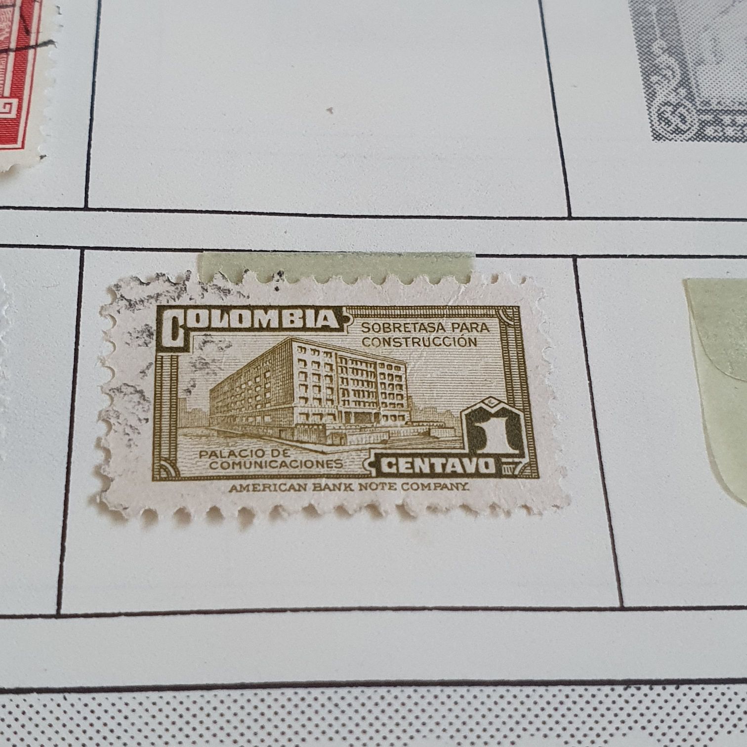 Sobretasa Para Construcción  stamp collectible - Main Image 2