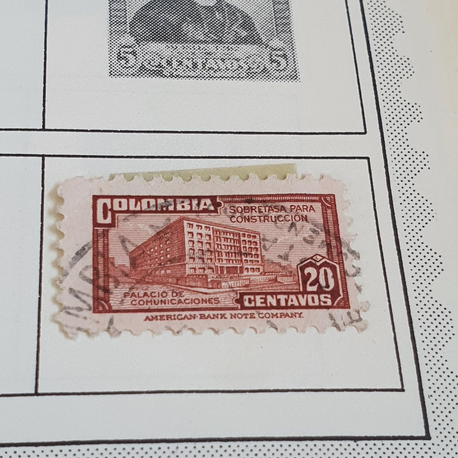 Sobretasa Para Construcción  stamp collectible - Main Image 2