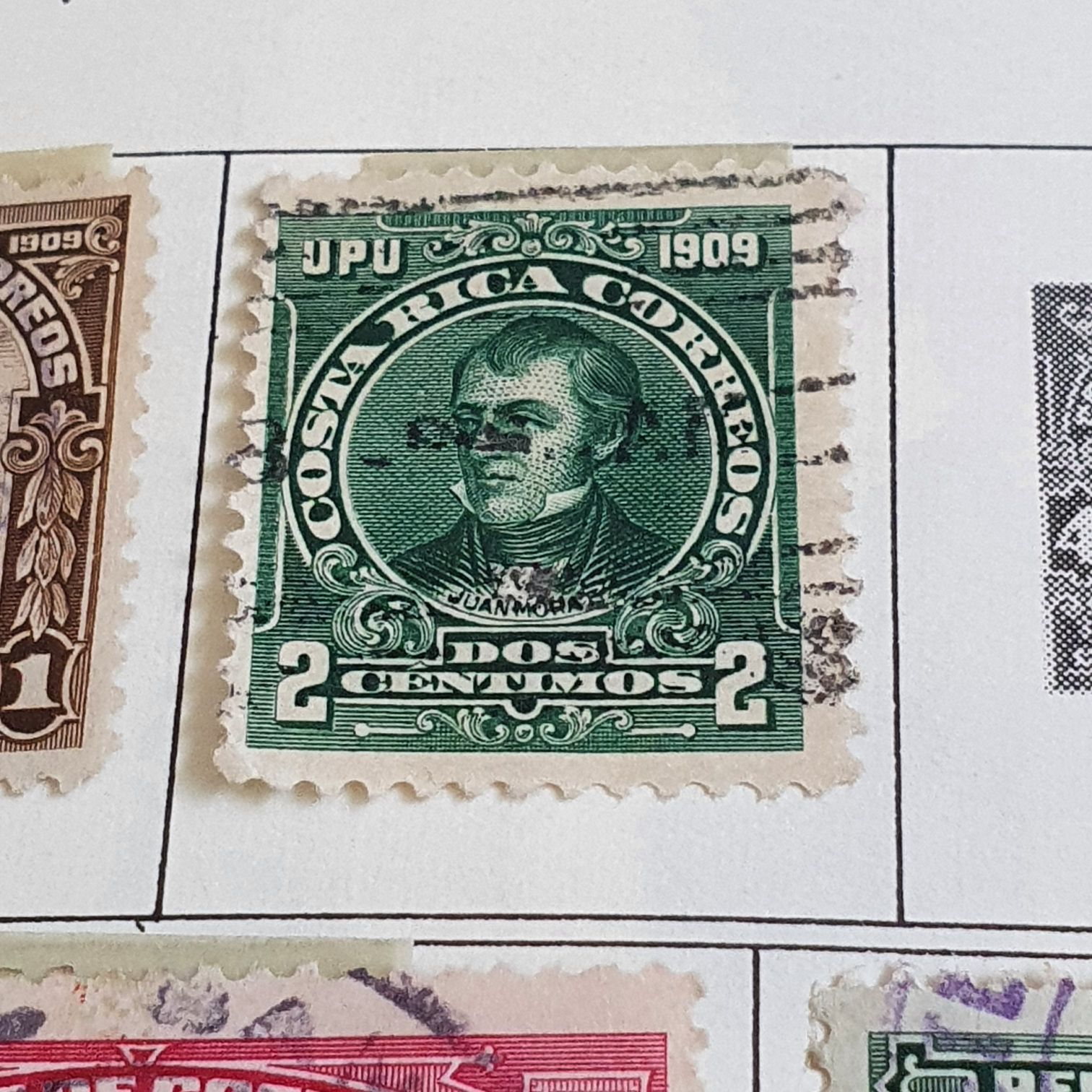 Juan Mora  stamp collectible - Main Image 2