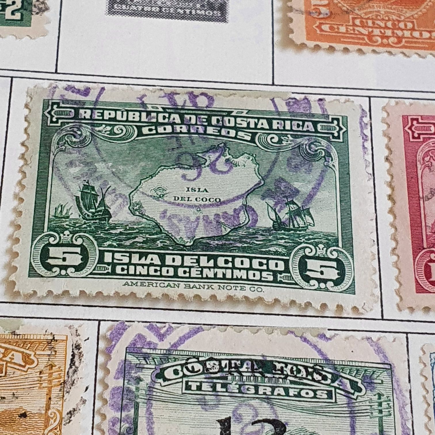 Isla Del Coco  stamp collectible - Main Image 2
