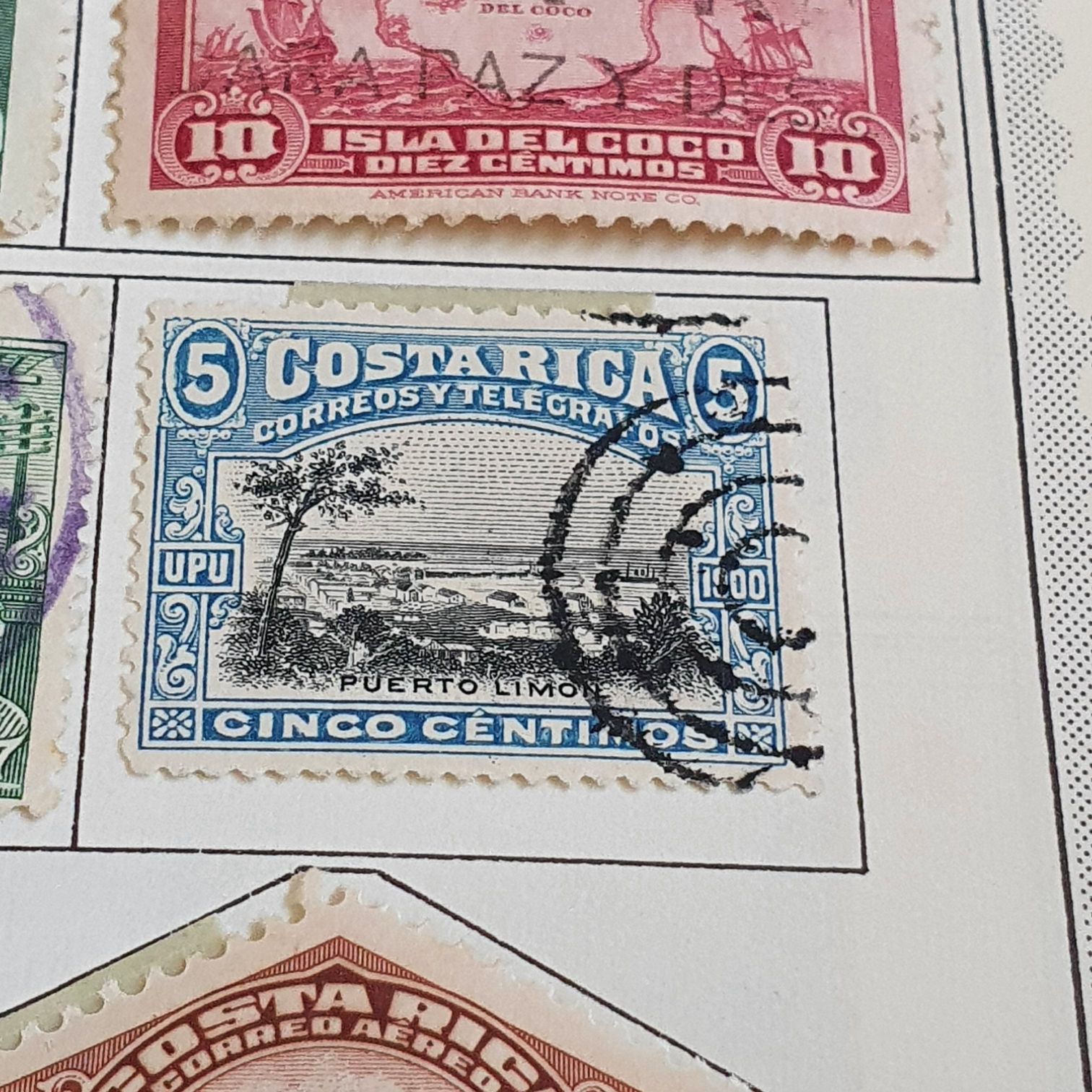 Puerto Limón  stamp collectible - Main Image 2