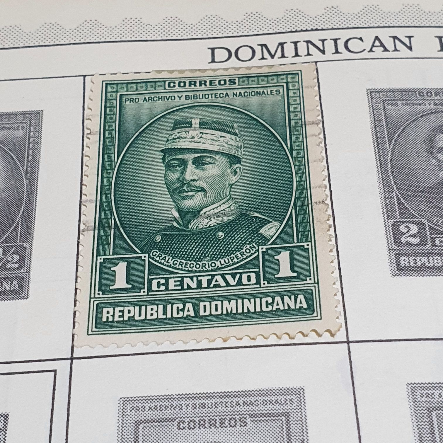General Gregorio Luperon  stamp collectible - Main Image 2