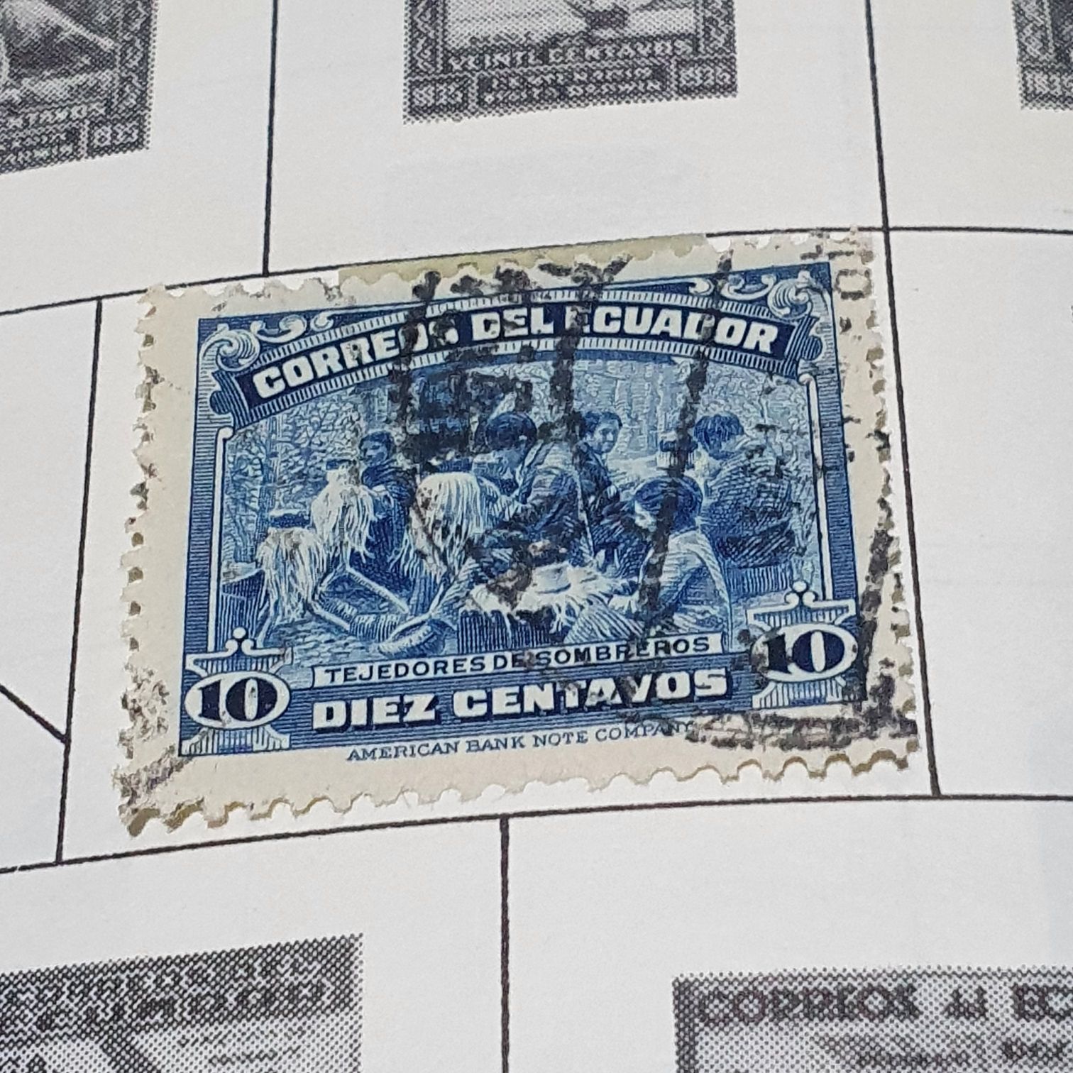 Tejedores De Sombrero  stamp collectible - Main Image 2