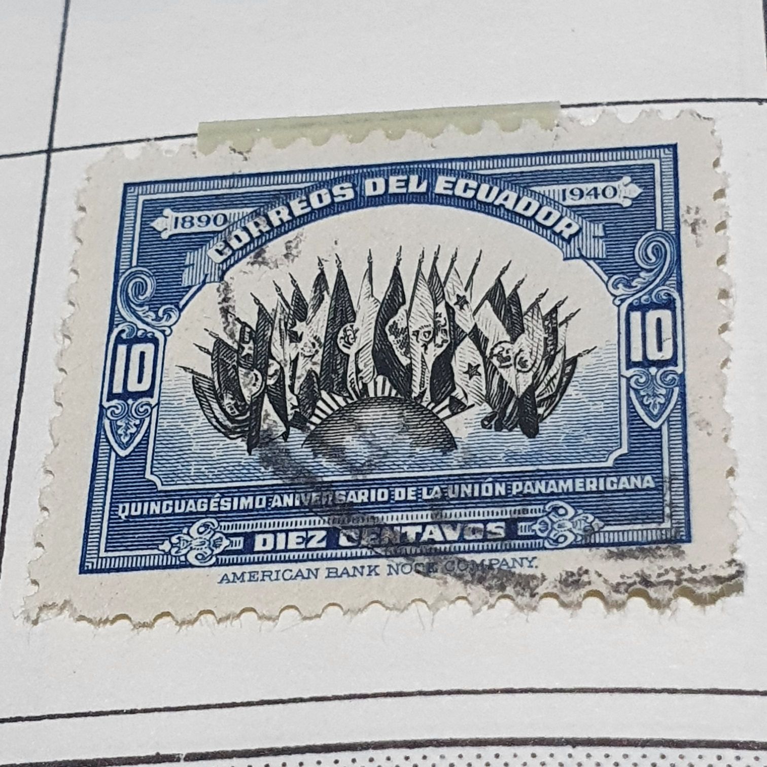 Quincuagesimo Aniversario De La Unión Panamericana  stamp collectible - Main Image 2