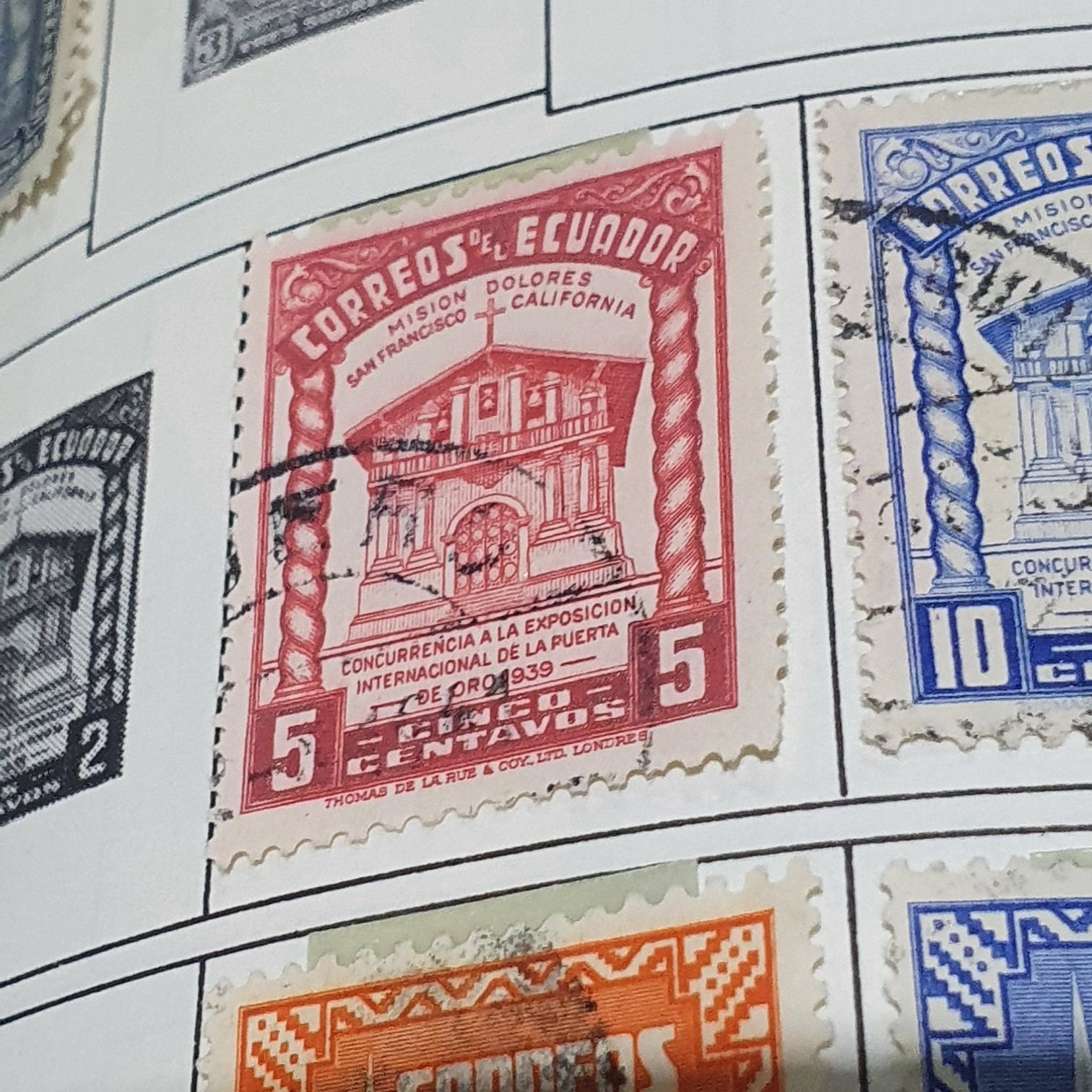 Misión Dolores  stamp collectible - Main Image 2