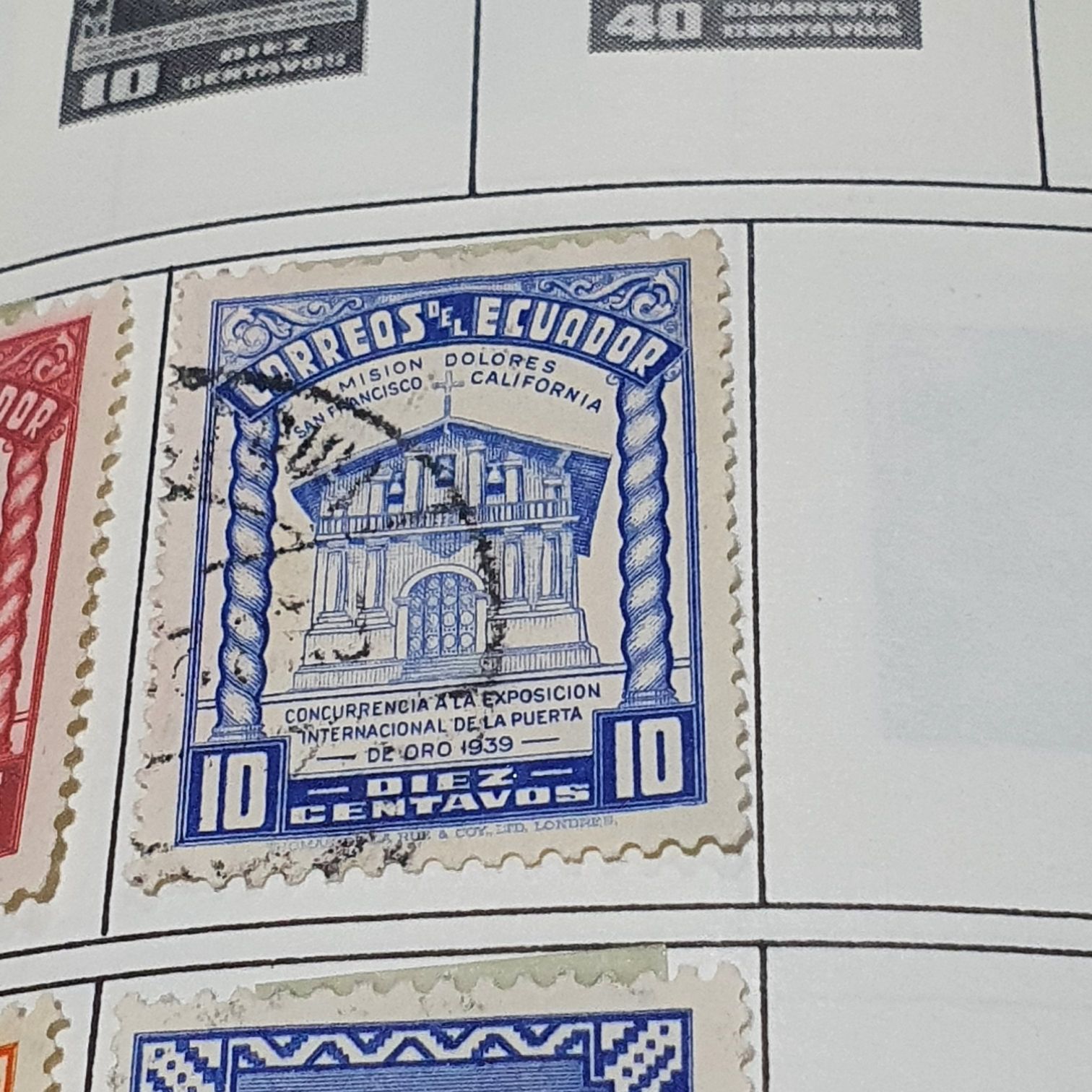 Misión Dolores  stamp collectible - Main Image 2