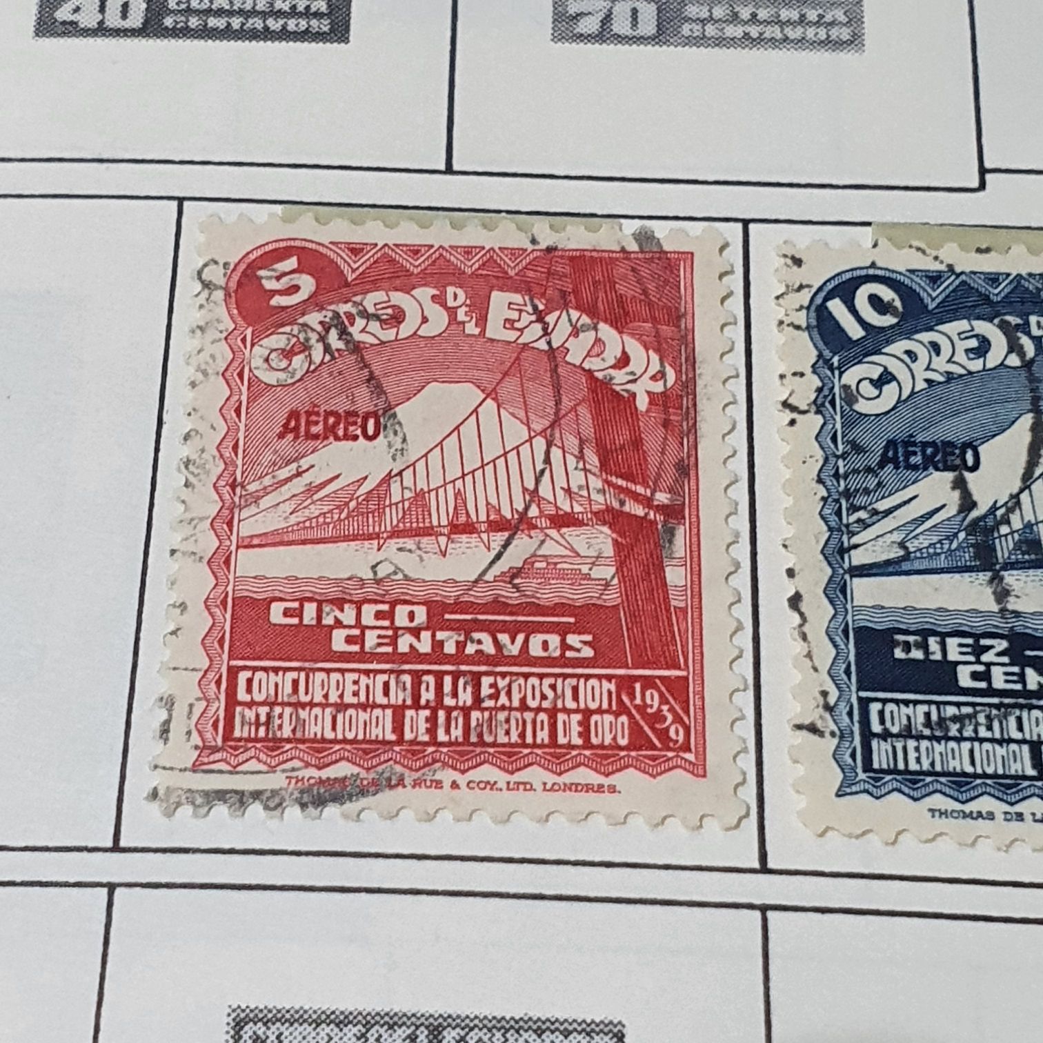 Concurrencia A La Exposición Internacional A La Puerta De Oro  stamp collectible - Main Image 2