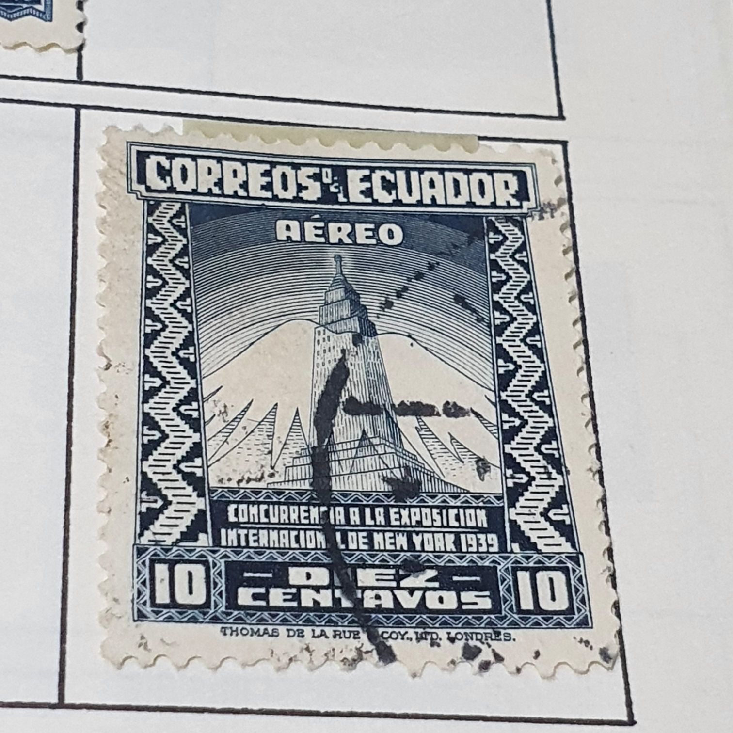 Concurrencia A La Exposición Internacional De New York  stamp collectible - Main Image 2